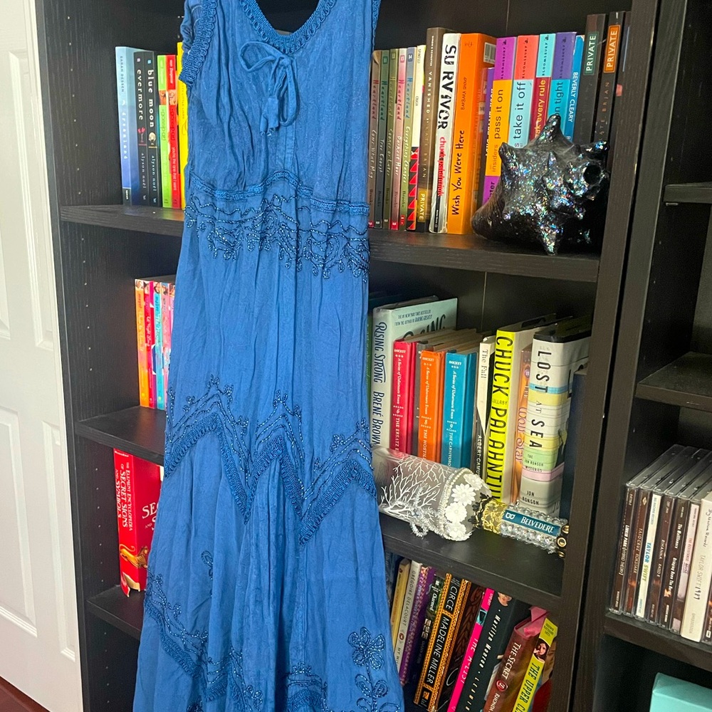 Vintage Sakkas beaded dress Size~L